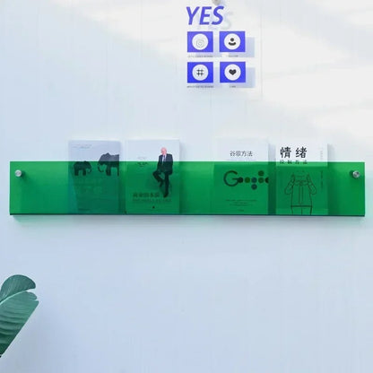 Modern Floating Wall Shelves – Sleek PVC Design for Home and Office Organization