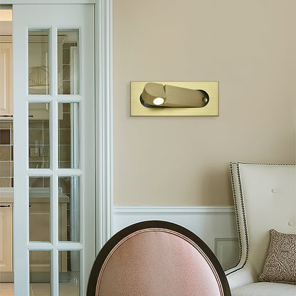 Pivoting LED Bedside Sconce with Push-Button Control for Focused Night Reading in Compact Spaces