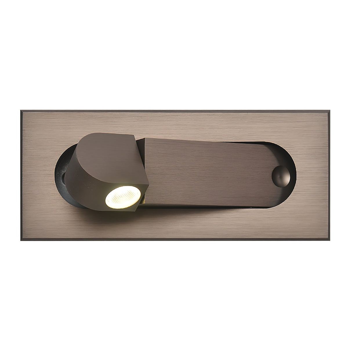 Adjustable LED Bedside Reading Light Wall Mount with Push Button Control – Space-Saving Swing Arm Design in Multiple Finishes