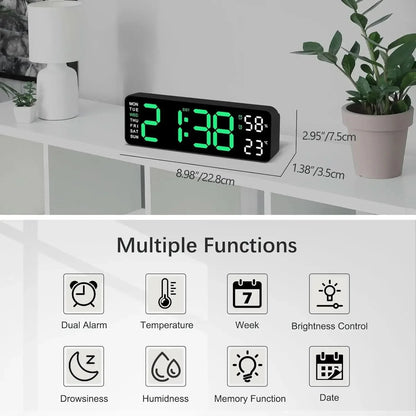 MINIMALUXE – USB LED Clock for Elegant Modern Interiors