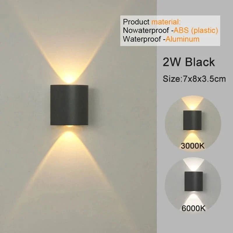 GLOWFLOW – Up Down Wall Mount Light for Elegant Home Decor