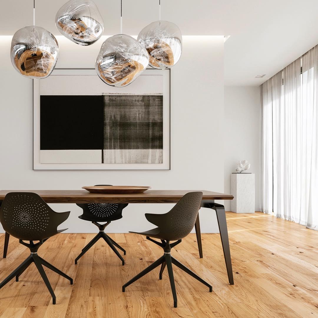 Reflective Globe Pendant Light Fixture with Adjustable Drop | Metal Hanging Ceiling Lamp for Kitchen Island Dining Room Living Space | Avail