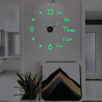 Modern Minimalist Wall Clock with Silent Quartz Movement | Clear Display for Easy Time Reading in Kitchen and Home Decor