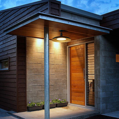 Modern Outdoor Ceiling Light | Waterproof Semi Flush Mount Fixture for Patio