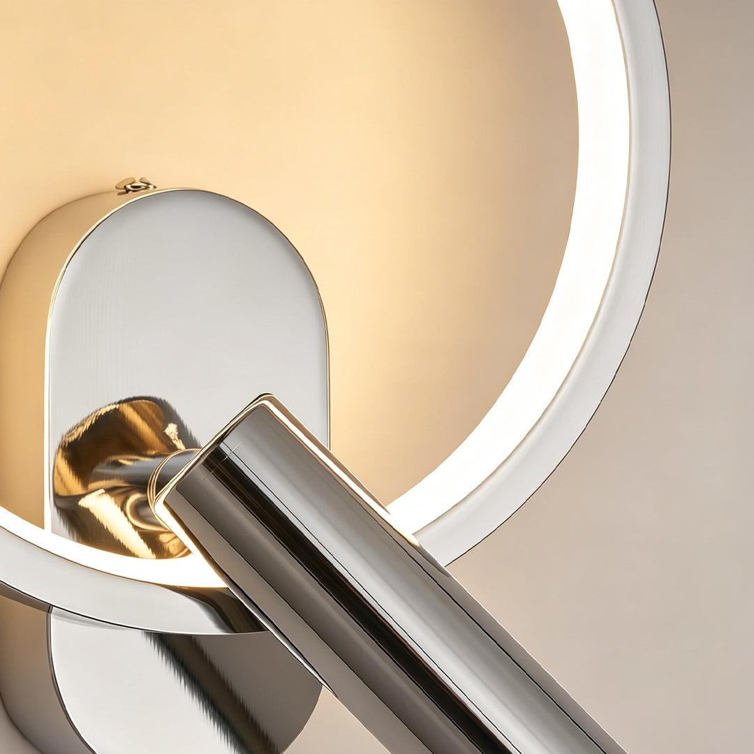 Modern Wall-Mounted Sconce Light with Rotatable 350° Spotlight
