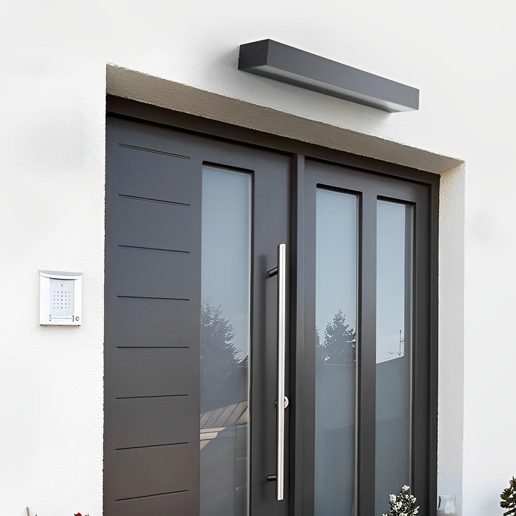 Modern Waterproof LED Porch Light – Minimalist Design with Two Color Temperatures