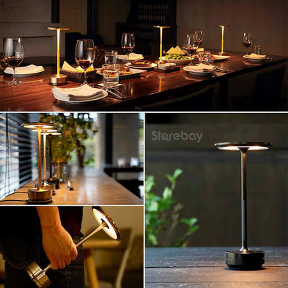 Ortekor Modern Wireless Charging Lamp with Elegant Aluminum Design for Cozy Ambiance