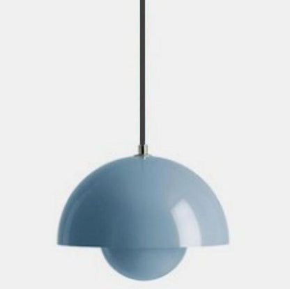 Dome Hanging Lamp with Adjustable Cord E27 Socket for Dining Room Kitchen Island Bar Counter Nordic Metal Shade Overhead Fixture LED Ready