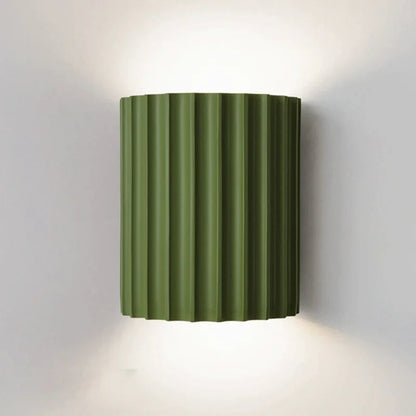 Resin Wall Sconce with LED Lighting – Minimalist Scandinavian Design for Living Room, Bedroom & Hallway
