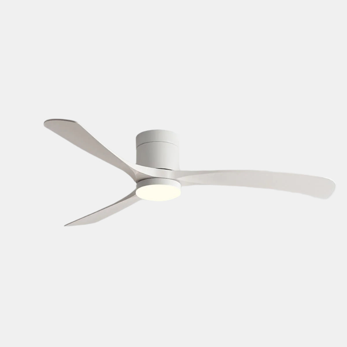 Ceiling Fan with LED Light – Whisper-Quiet 6-Speed Reversible Fan for Year-Round Comfort | Modern Low-Profile Design for Bedroom Living