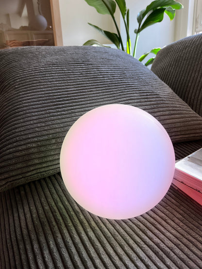 Rechargeable LED Mood Lamp 16-Color Dimmable Remote Control for Patio Bedroom Dining Indoor Outdoor Use
