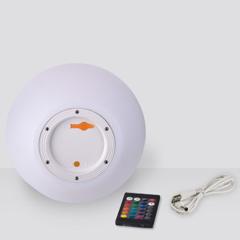 Rechargeable LED Mood Lamp 16-Color Dimmable Remote Control for Patio Bedroom Dining Indoor Outdoor Use