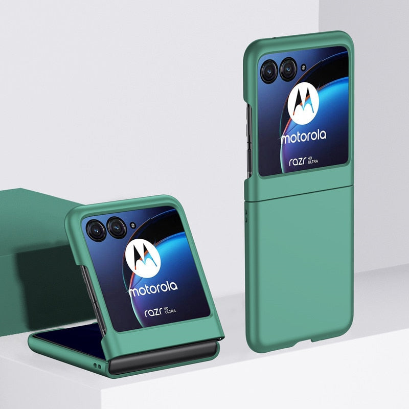 Protective Phone Case for Foldable Flip Smartphones – Anti-Fingerprint Hardshell Cover with Raised Edges & Precise Cutouts – Compatible