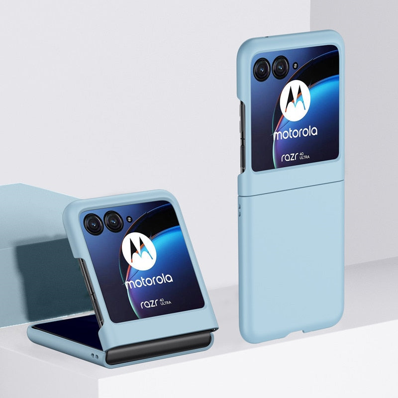 Protective Phone Case for Foldable Flip Smartphones – Anti-Fingerprint Hardshell Cover with Raised Edges & Precise Cutouts – Compatible