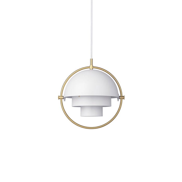 Rotating Shade Ceiling Fixture Steel E27 Socket Black Brass Finish for Dining Table Modern Nordic Style Kitchen Island Light Adjustable Dire