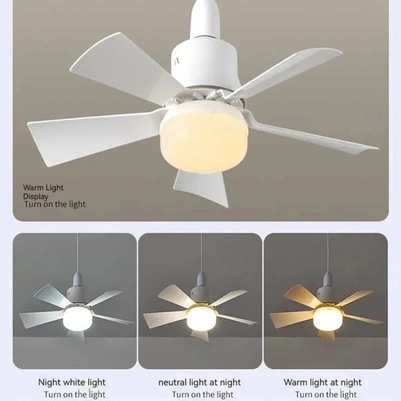 Multifunctional Ceiling Fan Light | 30W LED Dimming with Remote Control for Year-Round Comfort