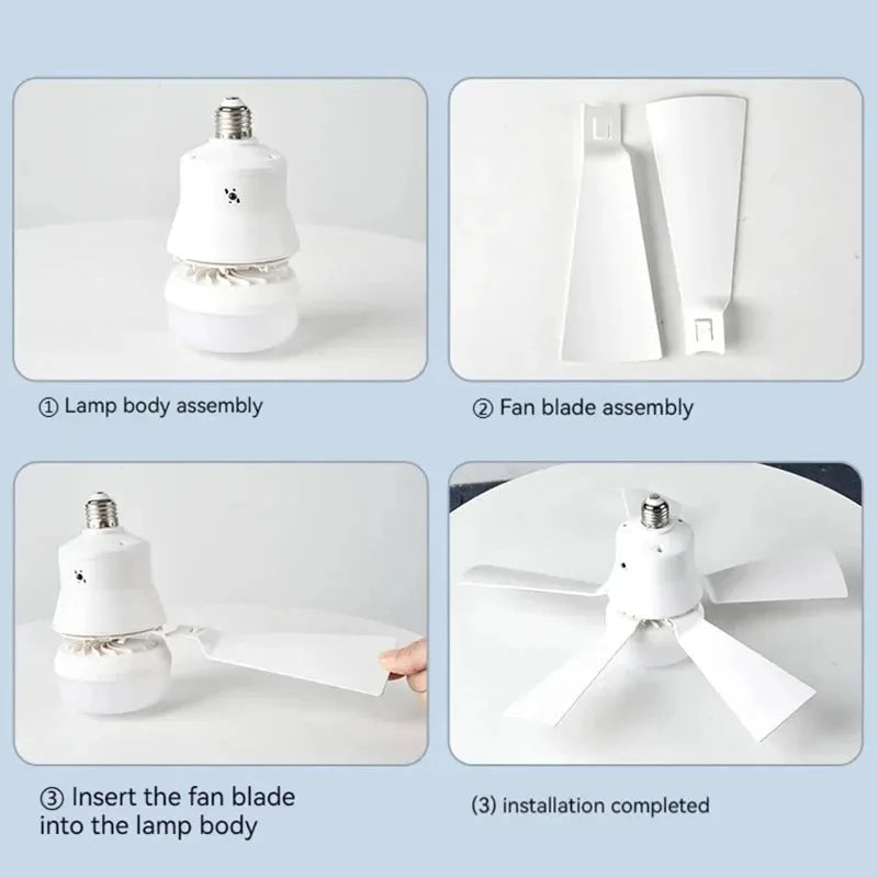 Multifunctional Ceiling Fan Light | 30W LED Dimming with Remote Control for Year-Round Comfort