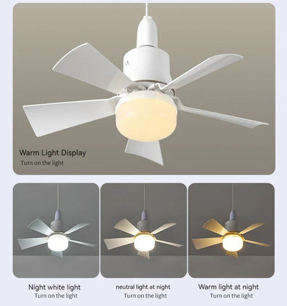 Multifunctional Ceiling Fan Light | 30W LED Dimming with Remote Control for Year-Round Comfort