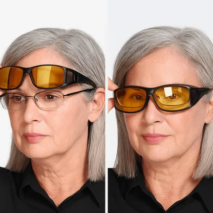 Night Driving Glasses | Glare Protection | Completely Blocks Side Light