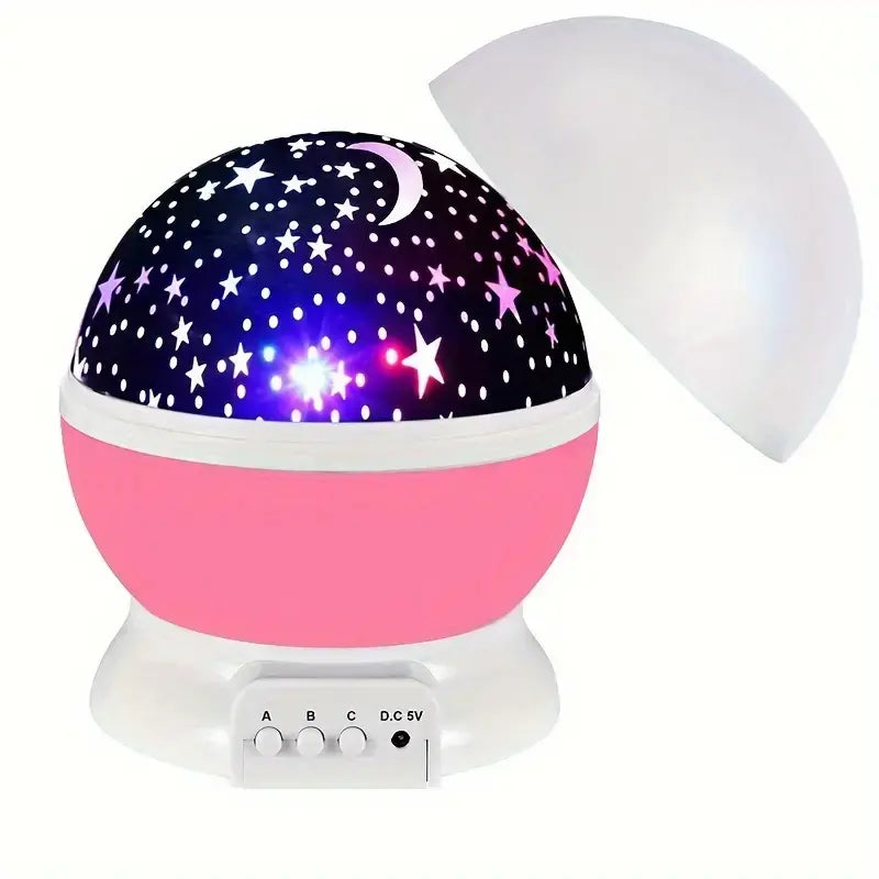 LED Galaxy Night Light Projector for Kids Room and Bedroom Rotating Starry Sky Lamp USB Rechargeable Ceiling Wall Projection