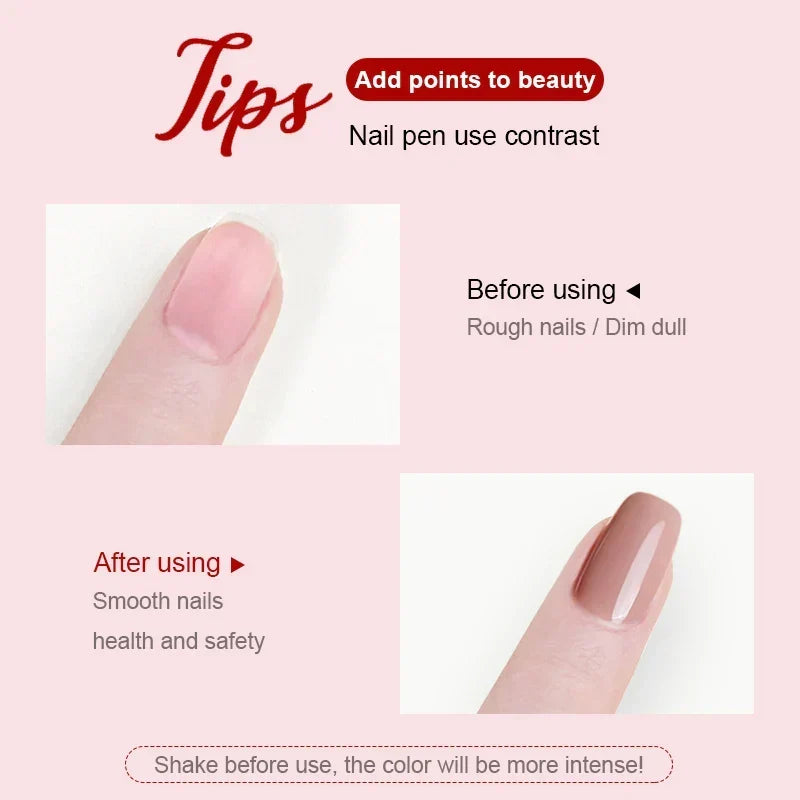 Gel Nail Art Pens Fast-Drying High-Pigment Formula for Precise Lines Ombre Gradients French Manicure Home Use 3-in-1 Polish