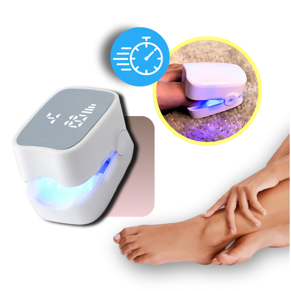 Dispositivo de láser frío para hongos en las uñas, dispositivo láser para uñas con modo de pulso, dispositivo láser para uso doméstico, herramienta de cuidado de uñas para los dedos de los pies