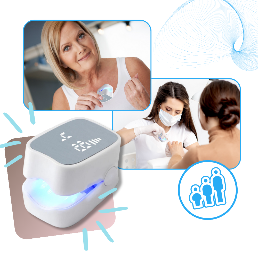 Dispositivo de láser frío para hongos en las uñas, dispositivo láser para uñas con modo de pulso, dispositivo láser para uso doméstico, herramienta de cuidado de uñas para los dedos de los pies