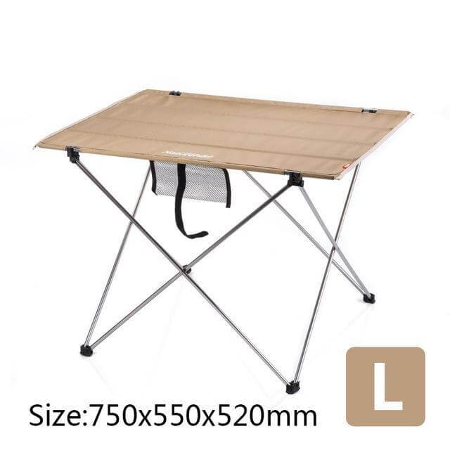 Naturehike | Ultralight Folding Camping Table with Compact Design | Portable Table for Outdoor Adventures
