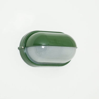 Aplique de pared industrial para exteriores con pantalla de vidrio estriado: lámpara resistente a la intemperie para porches, patios, entradas, puertas y jardines