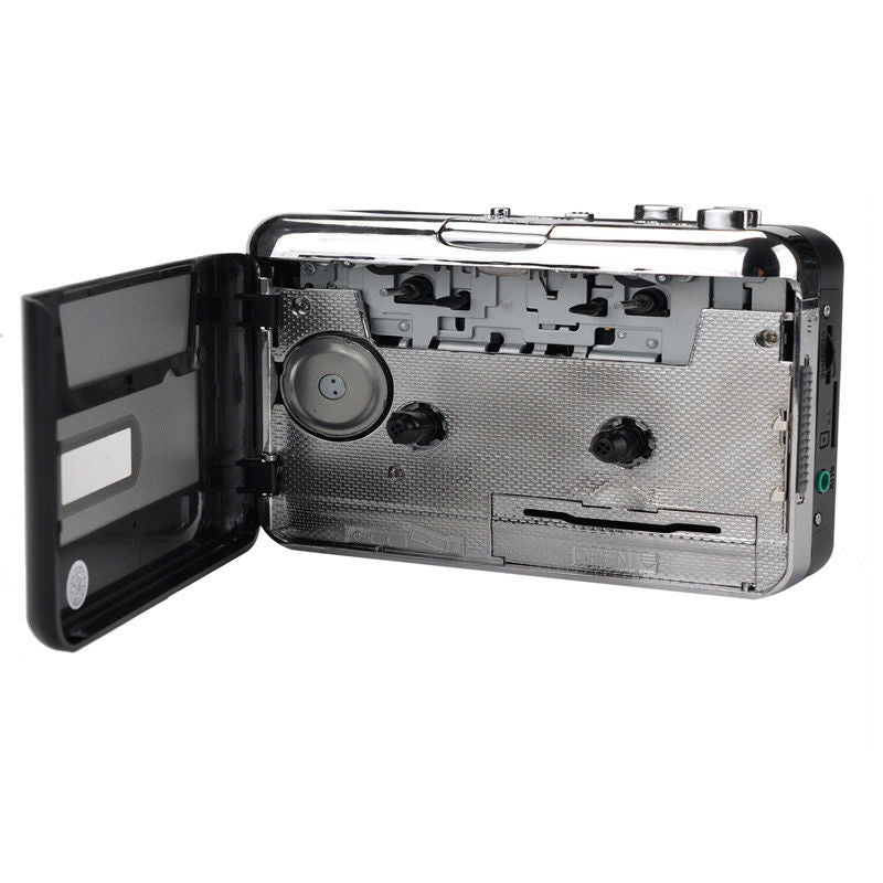 Portable Cassette to MP3 Converter with USB Recording for Vintage Tape Digitization