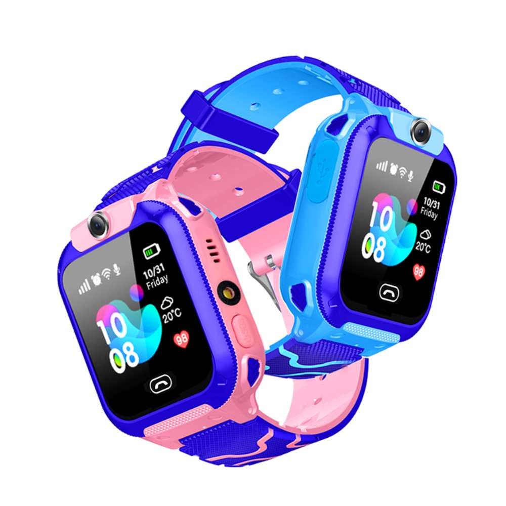 Kids GPS Smartwatch with Two-Way Calling, SOS Button & Real-Time Location Tracking for Boys & Girls