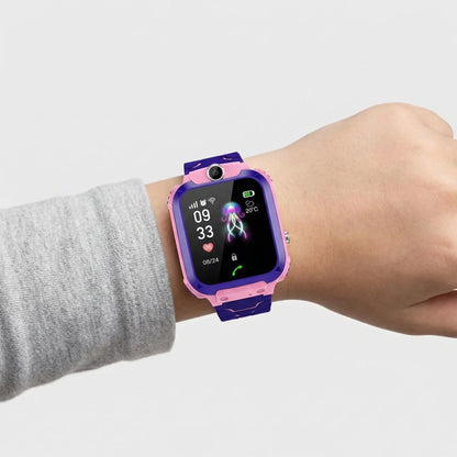 Kids GPS Smartwatch with Two-Way Calling, SOS Button & Real-Time Location Tracking for Boys & Girls