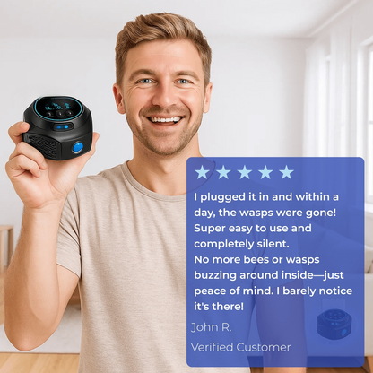 Ultrasonic Pest Repeller Plug-In for Home Indoor Mosquito Wasp Fly Bug Control Chemical-Free 3200 sq ft Coverage