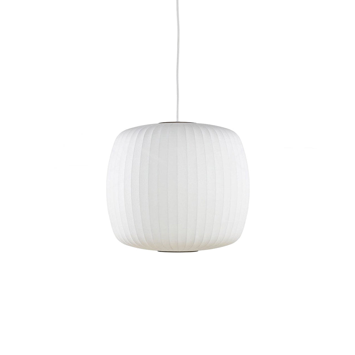 Steel Wire Silk Shade Ceiling Light 20 in White for Kitchen Island Dining Room Modern Pendant Lamp Hanging Fixture Adjustable Cord E26 Base