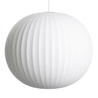 Steel Wire Silk Shade Ceiling Light 20 in White for Kitchen Island Dining Room Modern Pendant Lamp Hanging Fixture Adjustable Cord E26 Base
