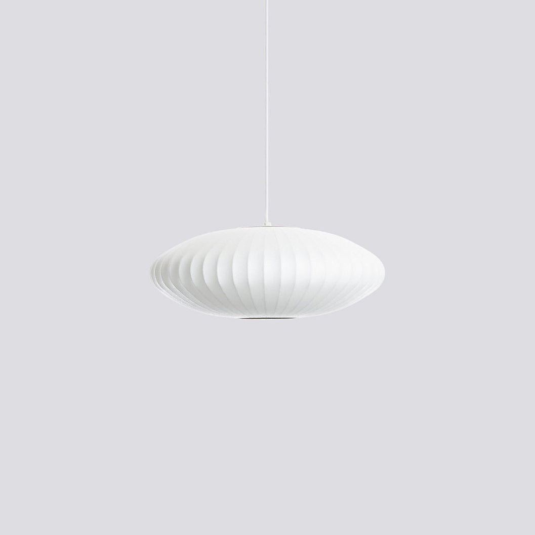 Steel Wire Silk Shade Ceiling Light 20 in White for Kitchen Island Dining Room Modern Pendant Lamp Hanging Fixture Adjustable Cord E26 Base