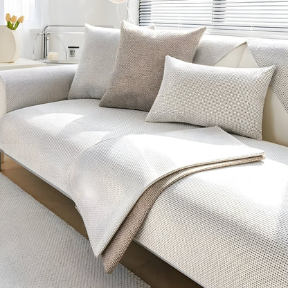Nerina Sofa Cover - Non-Slip Polyester, Nordic Design