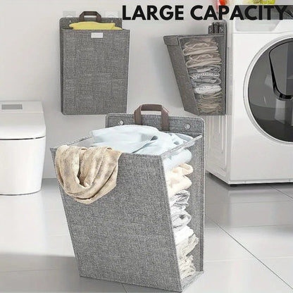 Nexa Collapsible Laundry Hamper - Wall-Mounted, Space-Saving Design