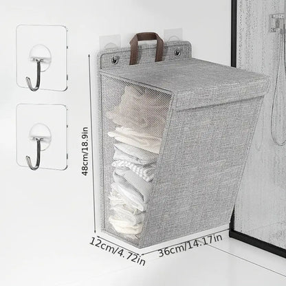 Nexa Collapsible Laundry Hamper - Wall-Mounted, Space-Saving Design