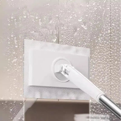 Compact Spin Mop with Press-Release Head – Hands-Free Cloth Ejection for Quick Floor Cleaning