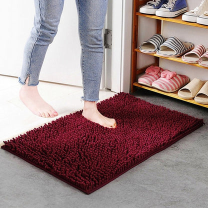 Non-Slip Bath Mat in Ultra Soft Chenille with Memory Foam