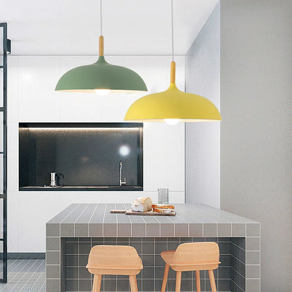 Oak Wood LED Ceiling Light Scandinavian Minimalist Flush Mount for Living Room Bedroom Dining Room Modern Nordic Style Fixture Adjustable