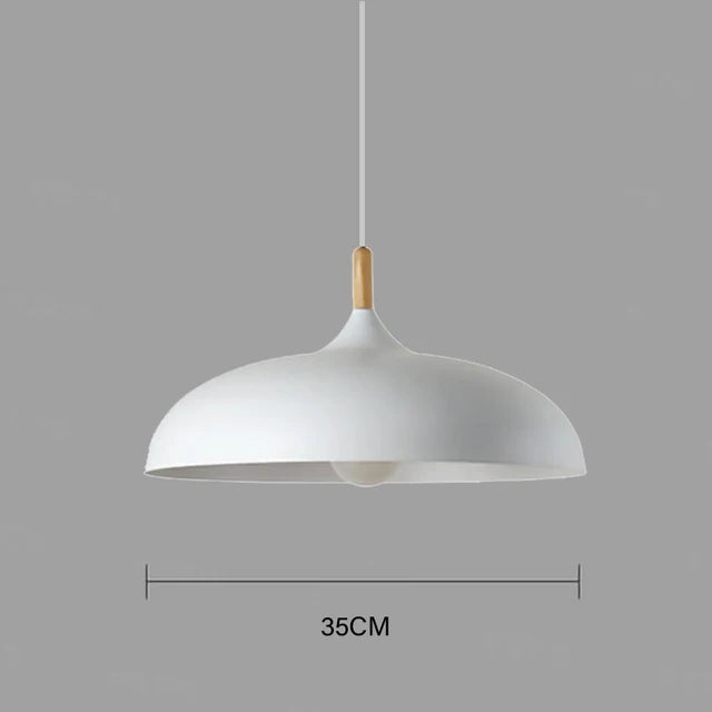 Oak Wood LED Ceiling Light Scandinavian Minimalist Flush Mount for Living Room Bedroom Dining Room Modern Nordic Style Fixture Adjustable