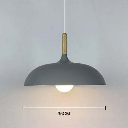 Oak Wood LED Ceiling Light Scandinavian Minimalist Flush Mount for Living Room Bedroom Dining Room Modern Nordic Style Fixture Adjustable