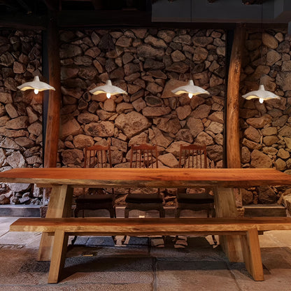 Lámpara colgante de hormigón de 16 pulgadas, forma de pétalo orgánico para comedor, isla de cocina y dormitorio, estilo Wabi-Sabi, cable ajustable, compatible con LED, moderno