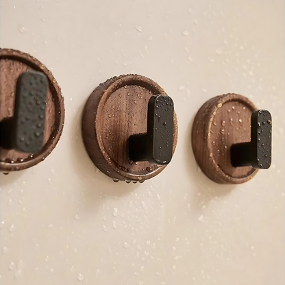 Noble Walnut Wall Hook - Minimalist Design, Durable Key Holder for Wall