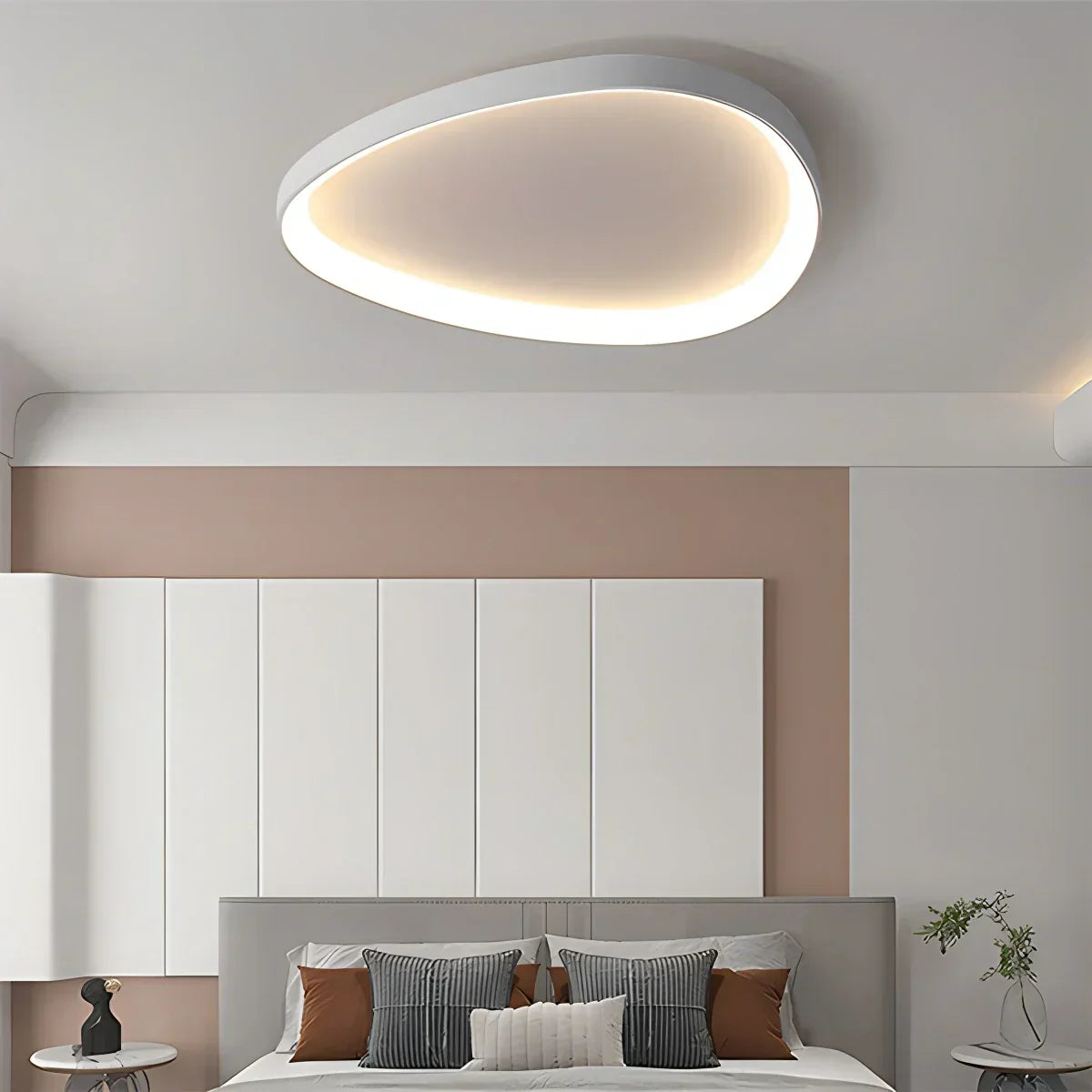 Lámpara de techo LED de montaje empotrado con control remoto de intensidad y temperatura de color para dormitorio, pasillo y sala de estar – Eficiencia energética