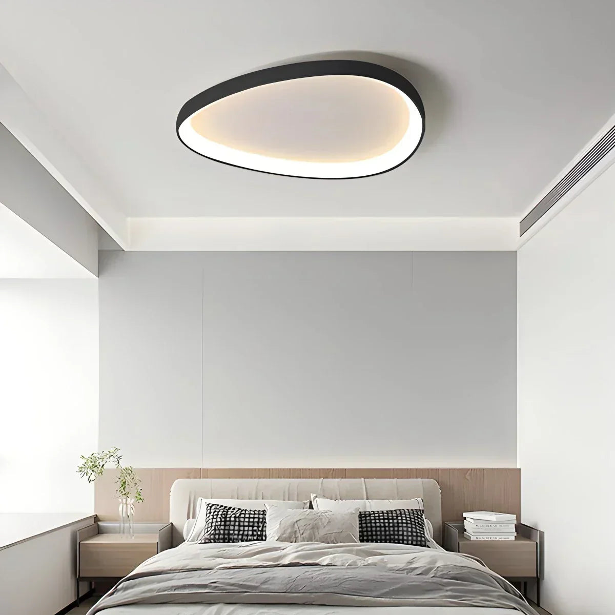 Lámpara de techo LED de montaje empotrado con control remoto de intensidad y temperatura de color para dormitorio, pasillo y sala de estar – Eficiencia energética