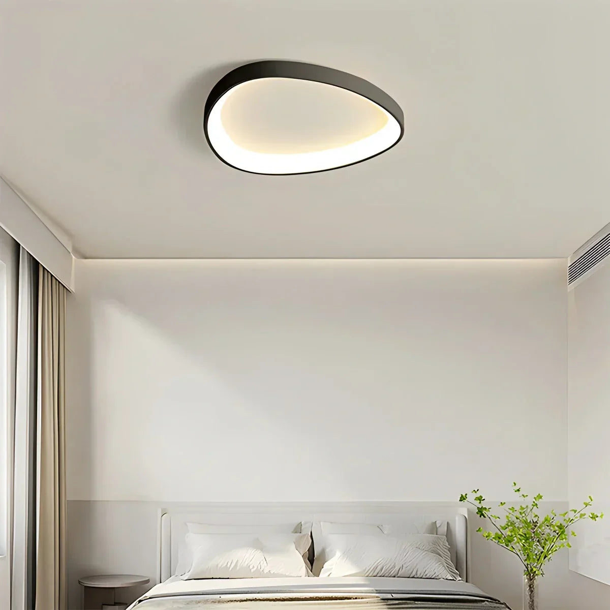 Lámpara de techo LED de montaje empotrado con control remoto de intensidad y temperatura de color para dormitorio, pasillo y sala de estar – Eficiencia energética