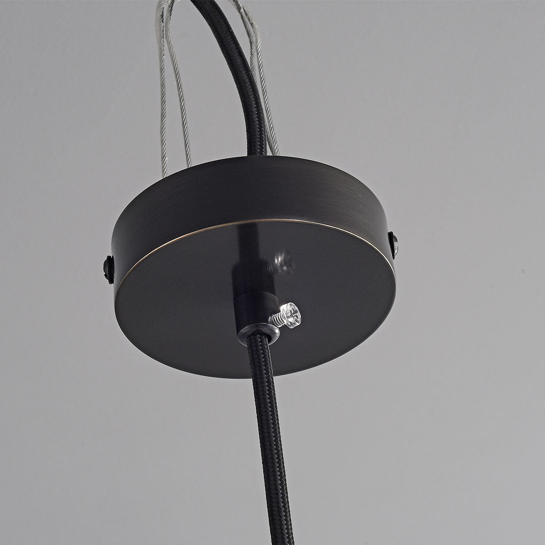 Nordic Minimalist Pendant Light – Adjustable 12W LED Hanging Light with Wood-Tone Finish